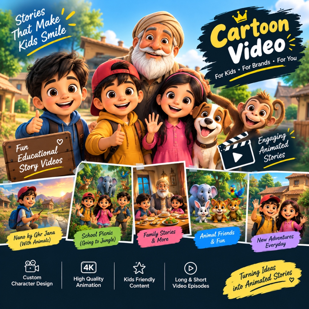 Cartoon Video Animated Brand Content
