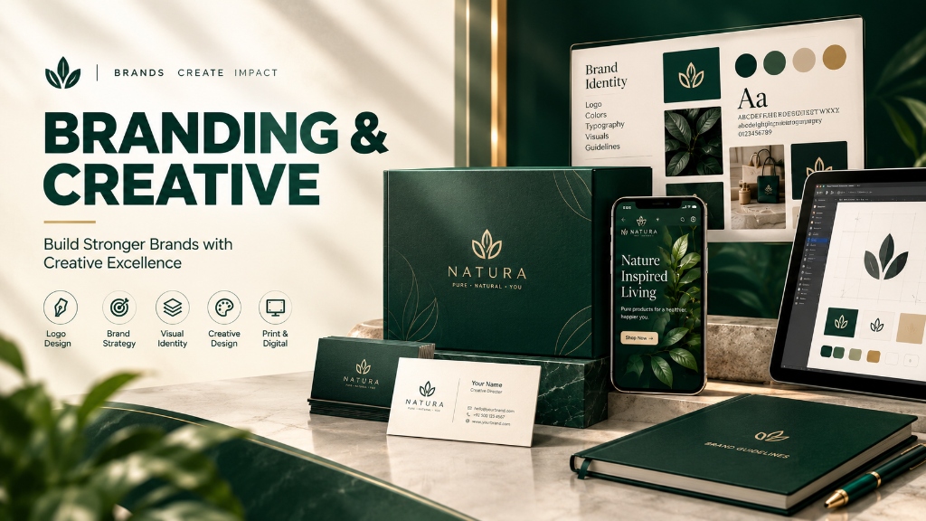 Branding & Creative — Identity systems and visual communication