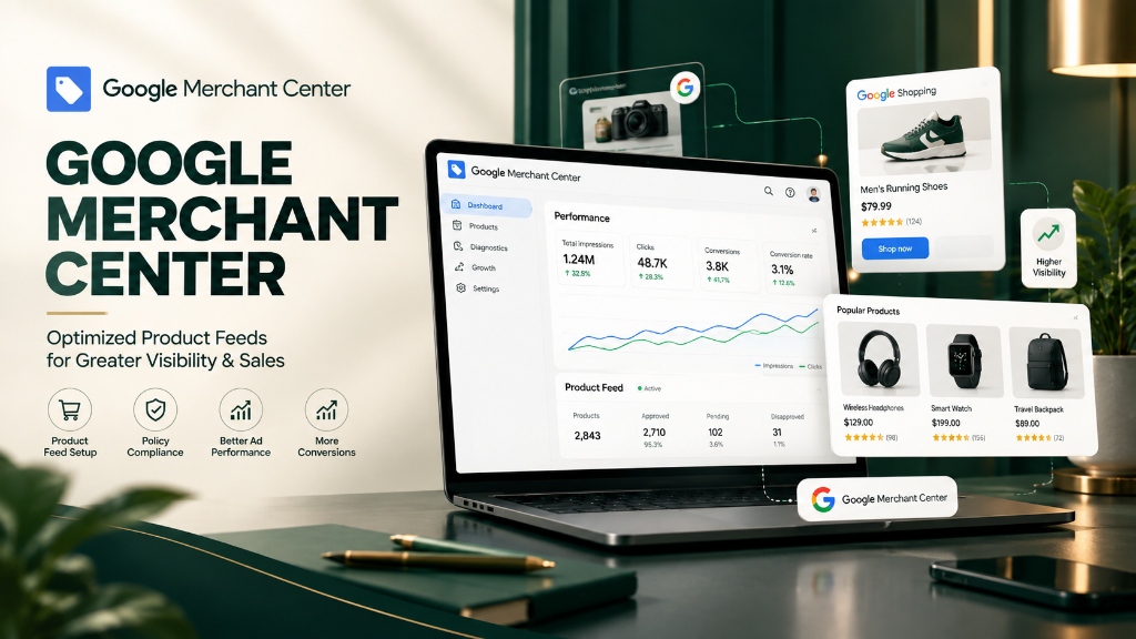 Google Merchant Center — Product feed optimization and compliance solutions