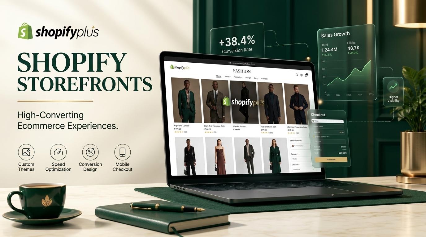 Shopify Storefronts — Conversion-focused ecommerce experiences