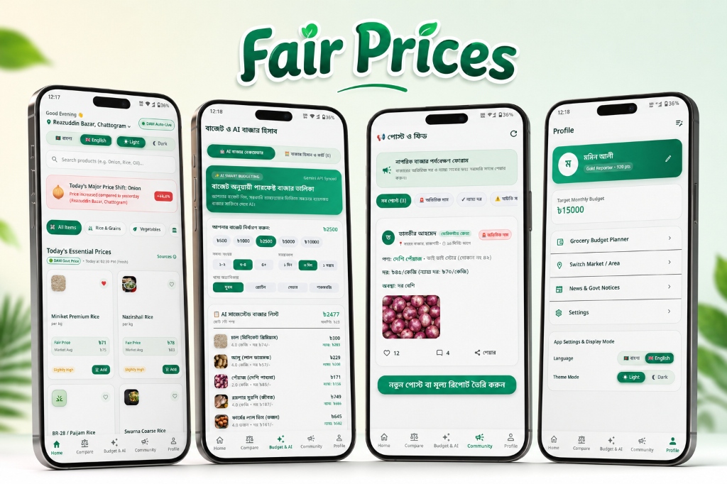 Fair Prices AI Market Budgeting App