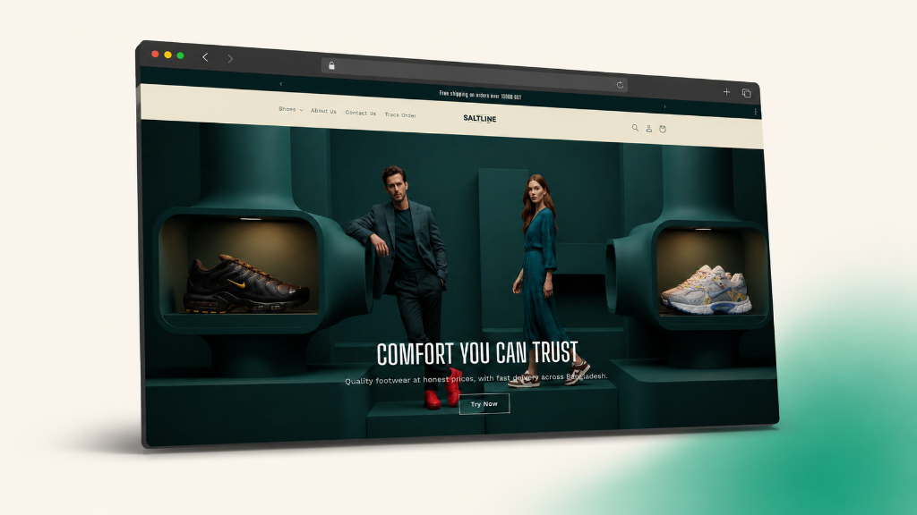 Saltline Footwear Storefront