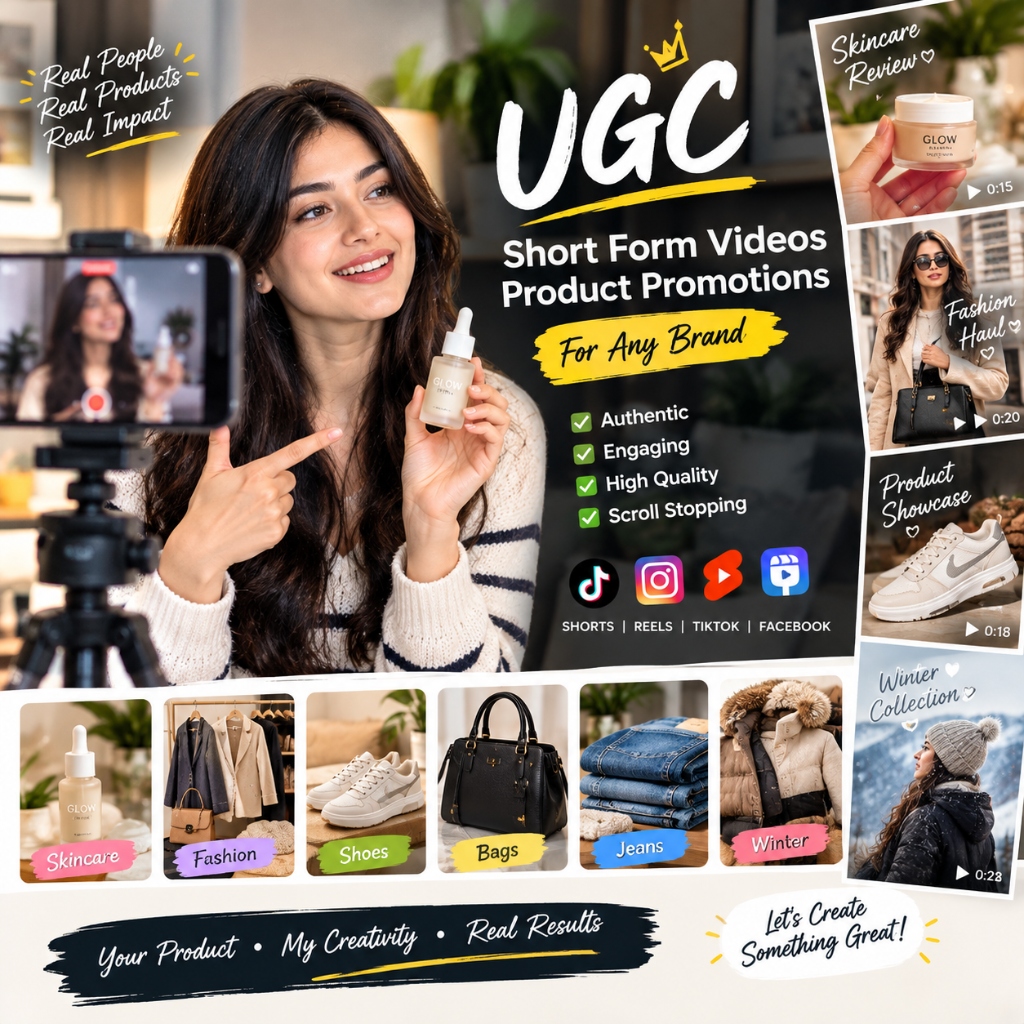 UGC Product Promotion Videos for Brands
